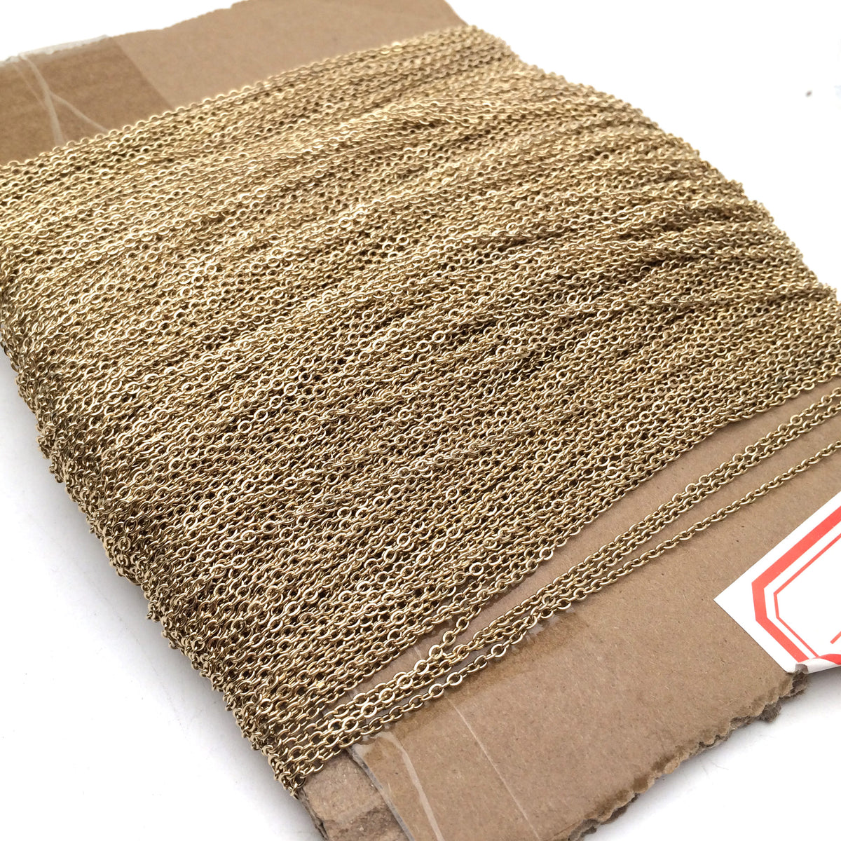 10/50meters Anti-Tarnish 14K Gold Plated Stainless Steel FLAT Cable Chain Oval Link Welded Soldered Link