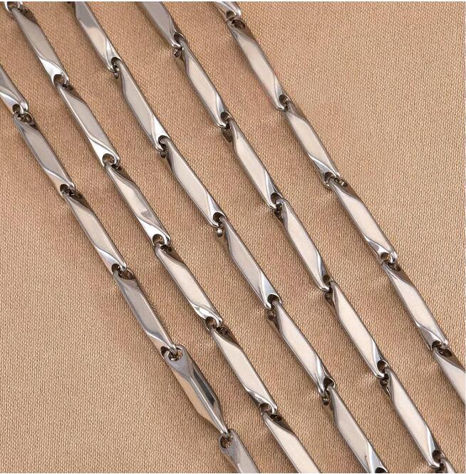 5/20Meters 18K Gold Plated Stainless Steel Faceted Bar and Link Chain 2.5x14mm Wide Jewelry Making Findings Bulk